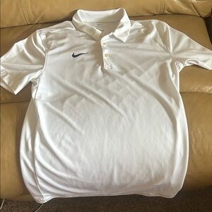 Nike Men's Classic White golf Polo Shirt small